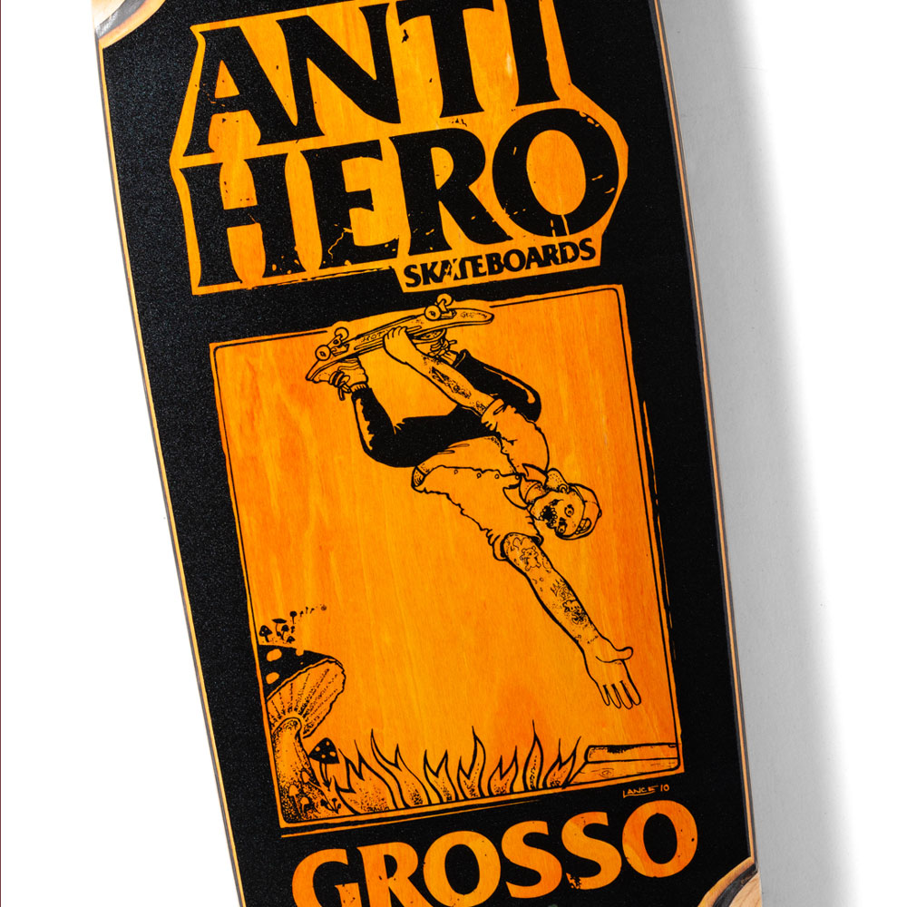 Anti Hero 'Jeff Grosso Hand Plant SSD25' 9.25" Deck (Black)