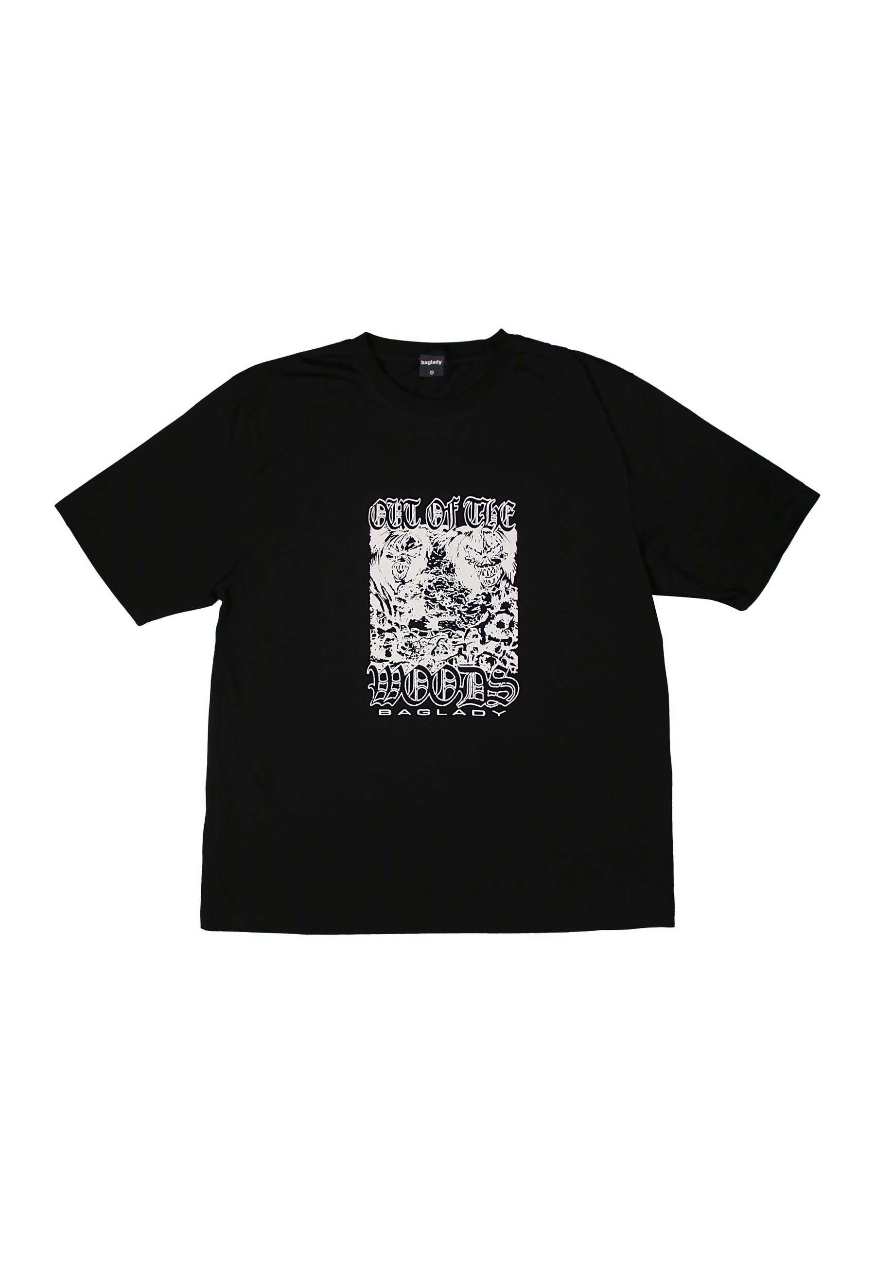 Baglady 'Out Of The Woods' T-Shirt (Black)