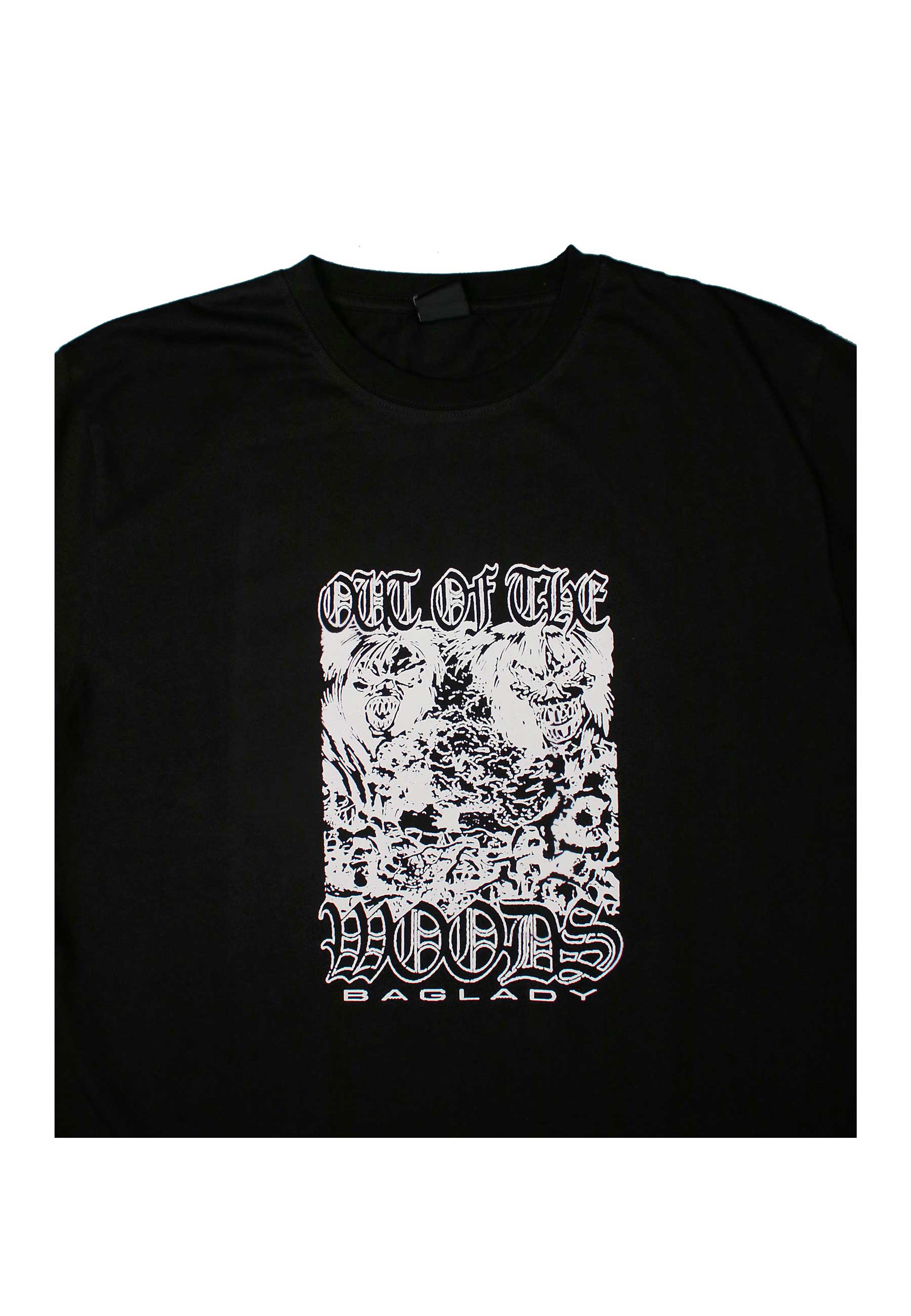 Baglady 'Out Of The Woods' T-Shirt (Black)