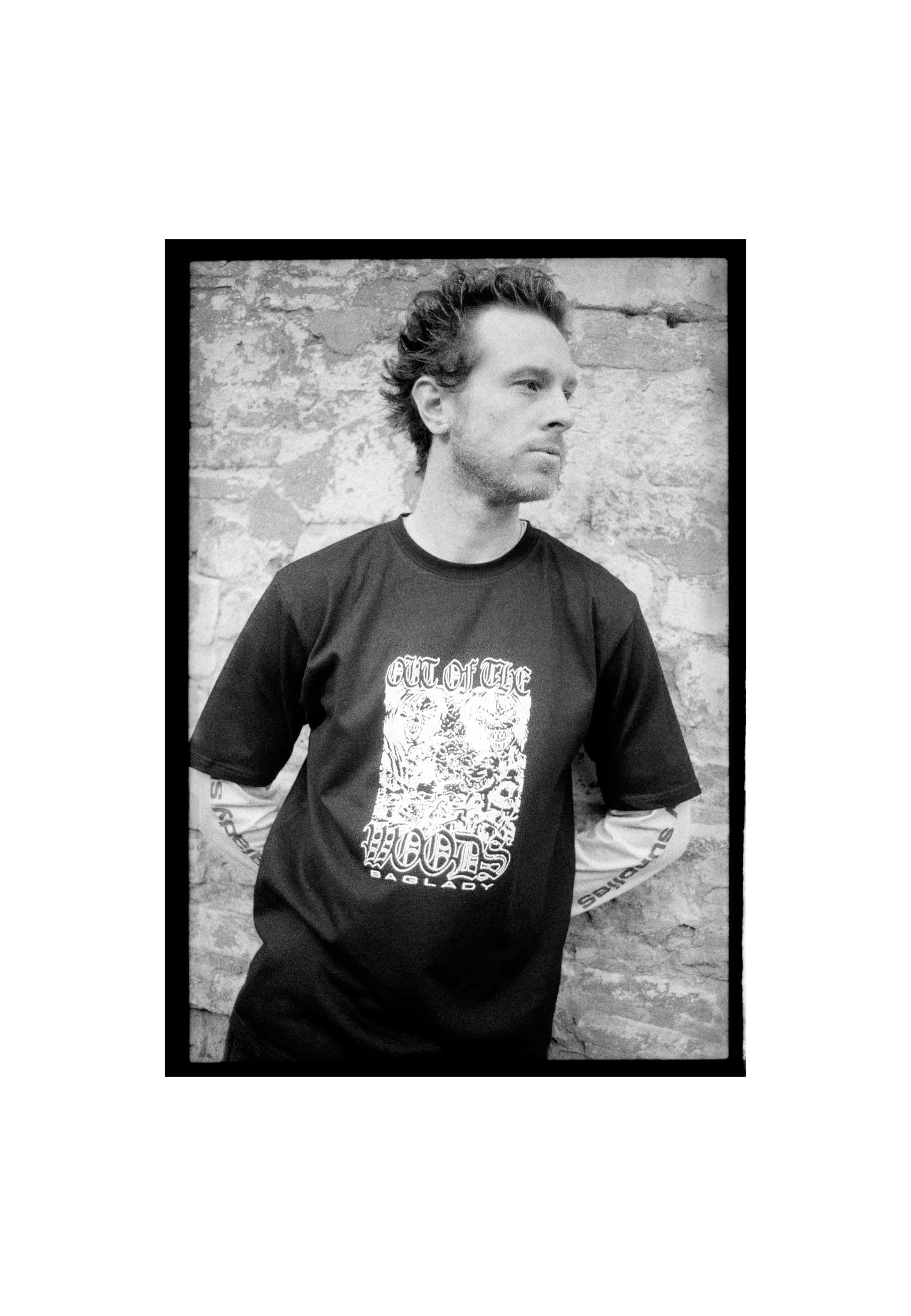 Baglady 'Out Of The Woods' T-Shirt (Black)