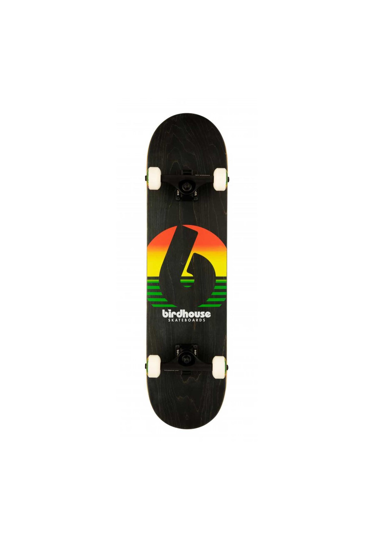 Birdhouse 'Sunset' 7.75" Complete Skateboard (Rasta)
