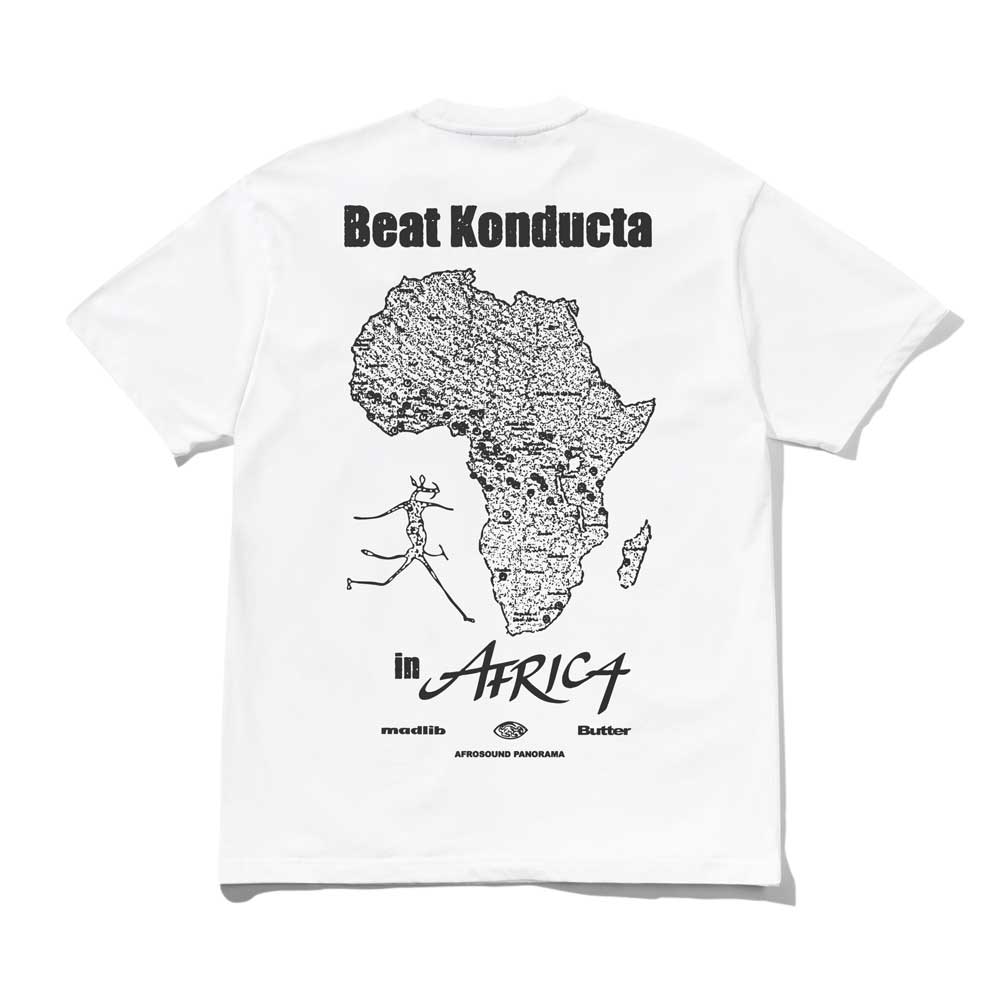 Butter Goods X Madlib 'Africa' T-Shirt (White)