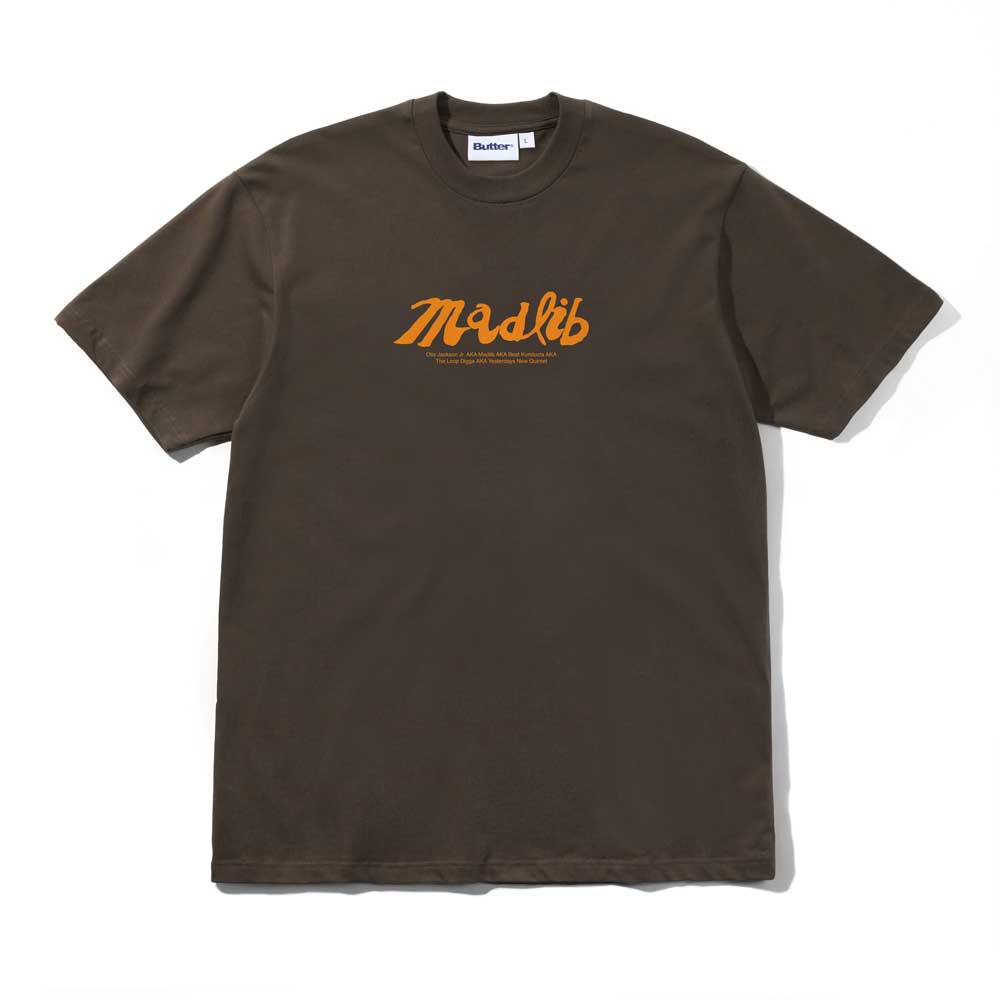 Butter Goods X Madlib 'Alias' T-Shirt (Brown)