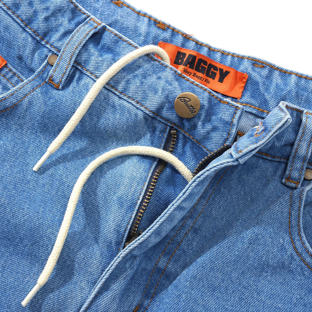 Butter Goods 'Baggy' Denim Jeans (Washed Indigo)