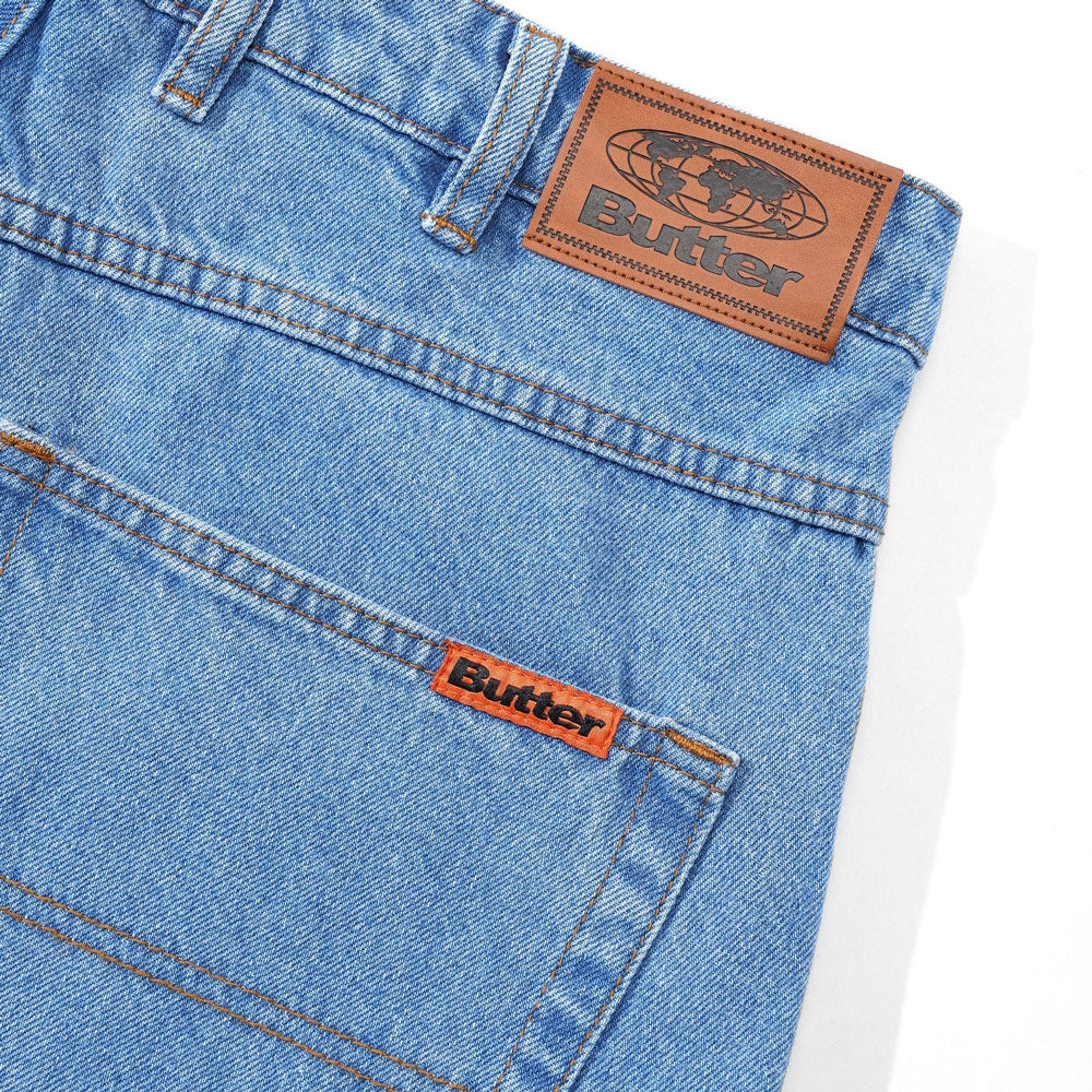 Butter Goods 'Baggy' Denim Jeans (Washed Indigo)
