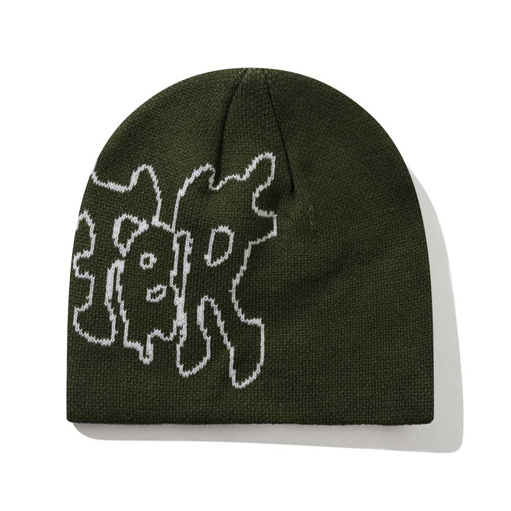 Butter Goods 'Blotch' Skully Beanie (Fatigue)