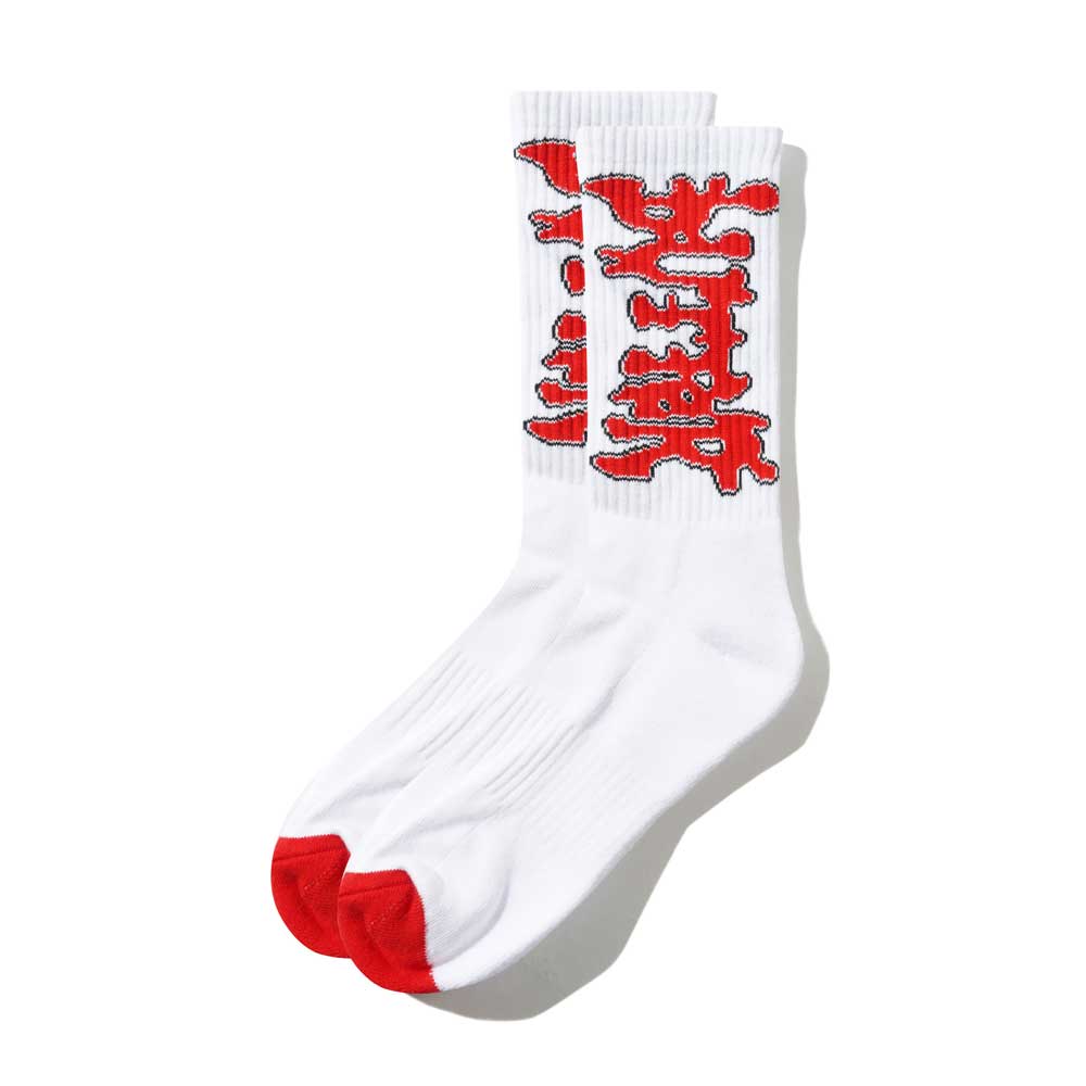 Butter Goods 'Blotch' Socks (White)