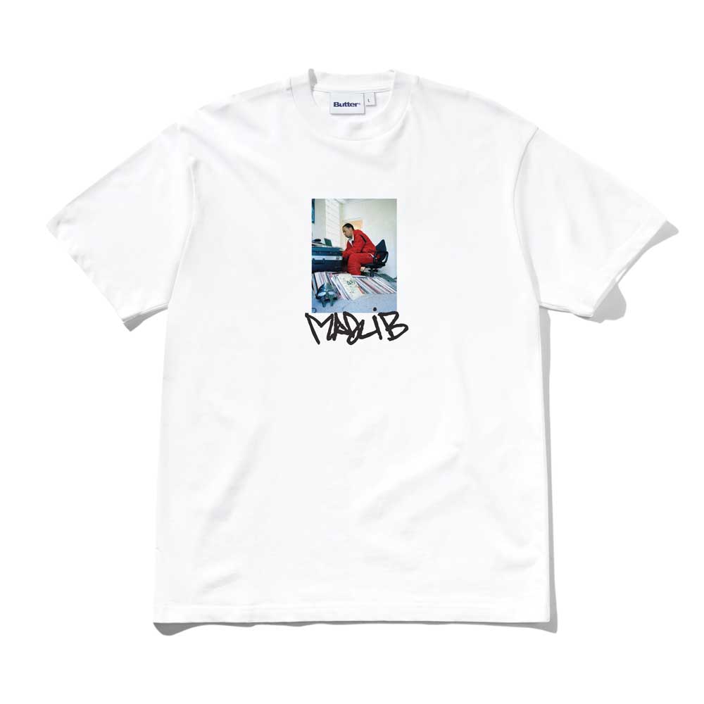 Butter Goods X Madlib 'Bomb Shelter' T-Shirt (White)