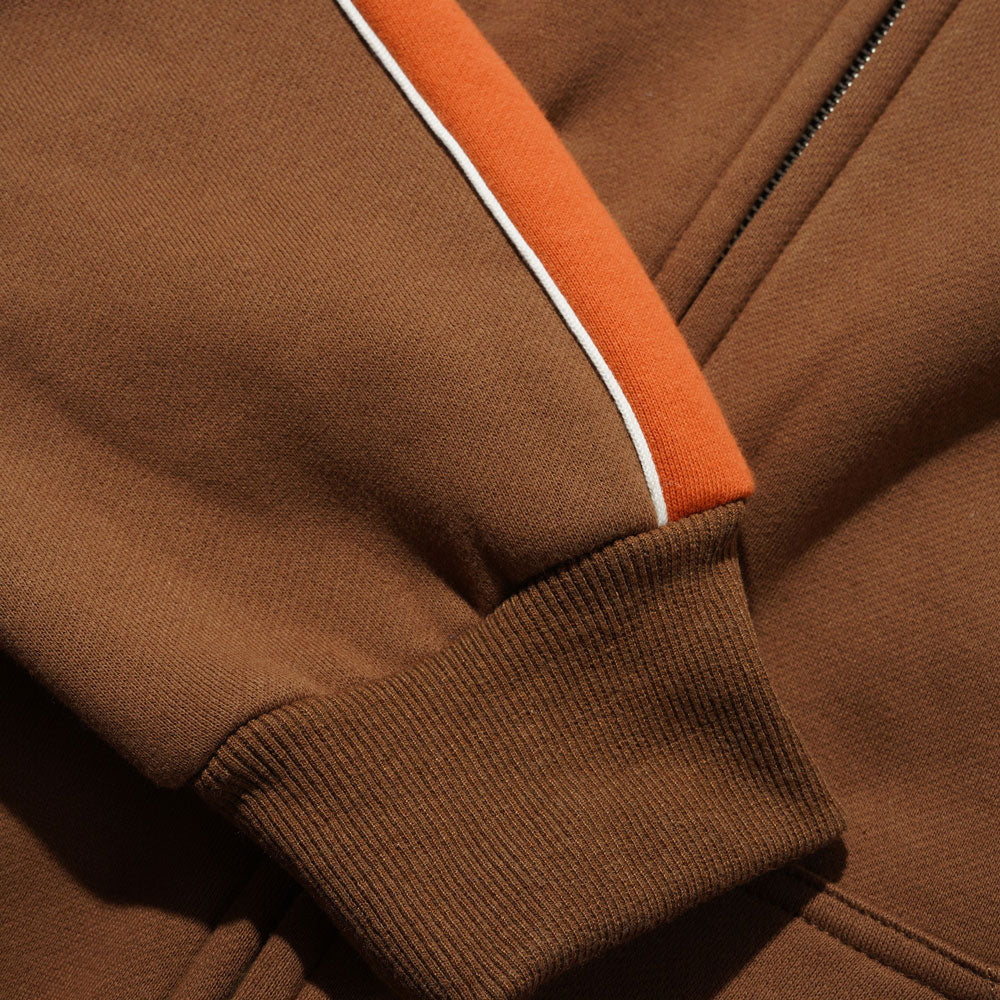 Butter Goods 'Connection' Zip-Thru Hood (Brown)