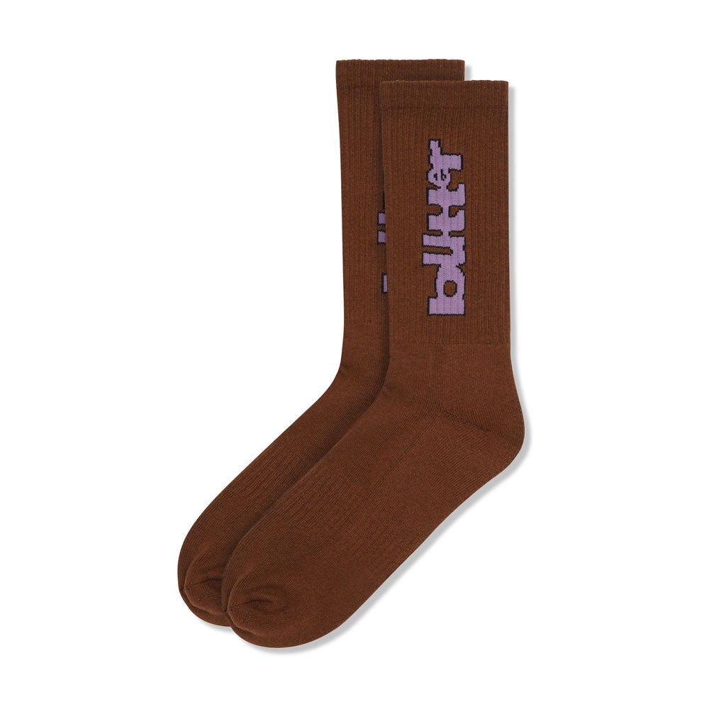 Butter Goods 'Defect' Socks (Chocolate)