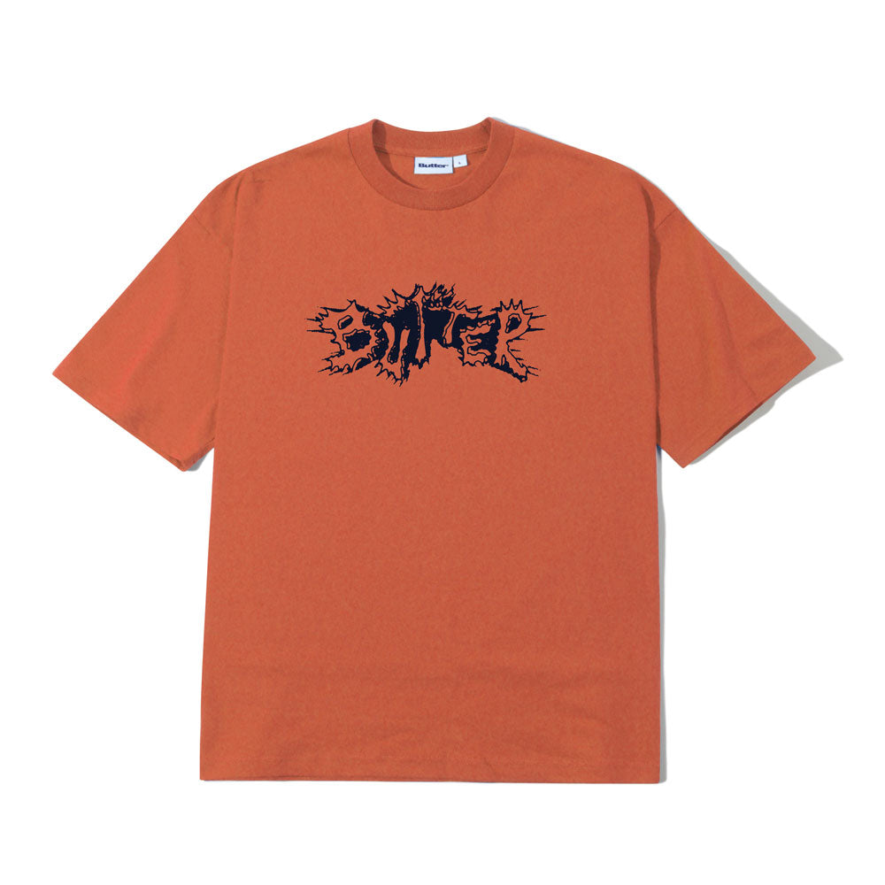 Butter Goods 'Eruption' T-Shirt (Coral)