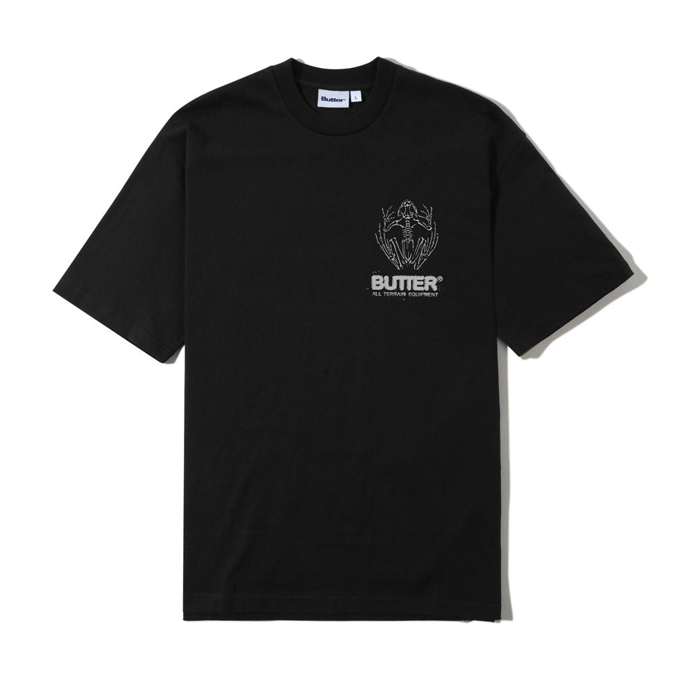 Butter Goods 'Fossil' T-Shirt (Black)