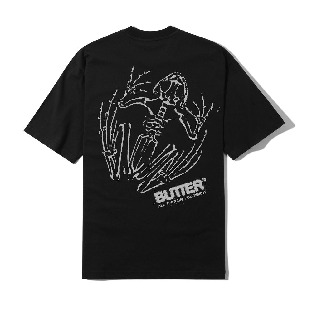 Butter Goods 'Fossil' T-Shirt (Black)