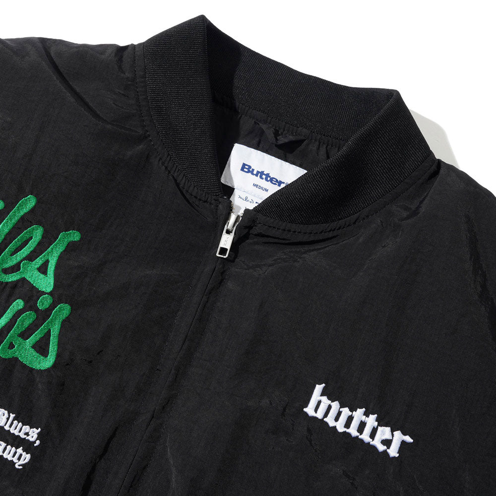 Butter Goods X Miles Davis Bomber Jacket (Black)