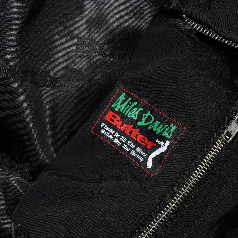 Butter Goods X Miles Davis Bomber Jacket (Black)