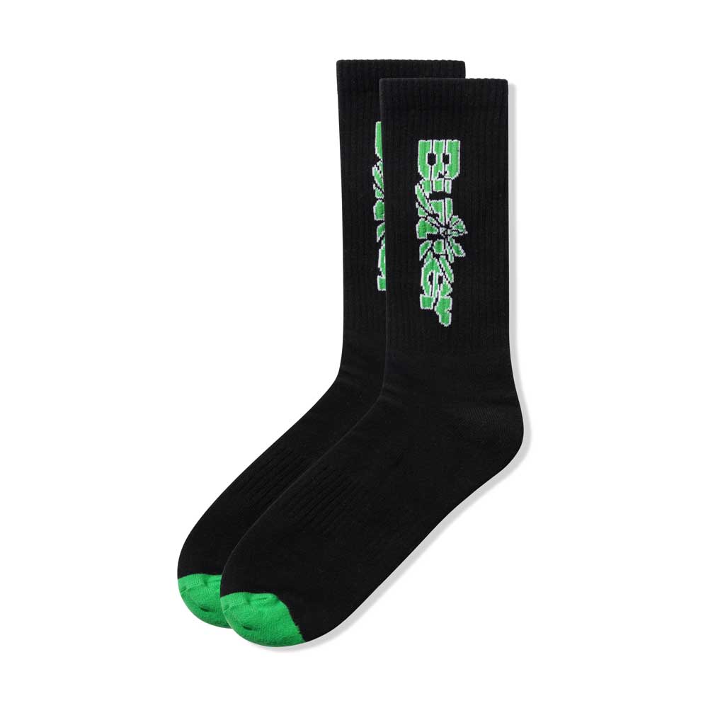 Butter Goods 'Smashed Logo' Socks (Black)