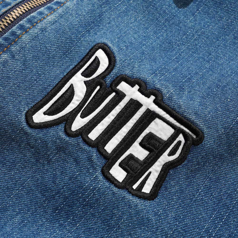 Butter Goods X Peanuts 'Spike' Jacket (Distressed Indigo)