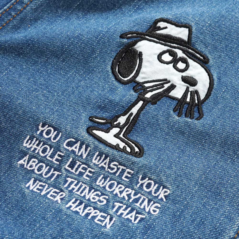 Butter Goods X Peanuts 'Spike' Jacket (Distressed Indigo)