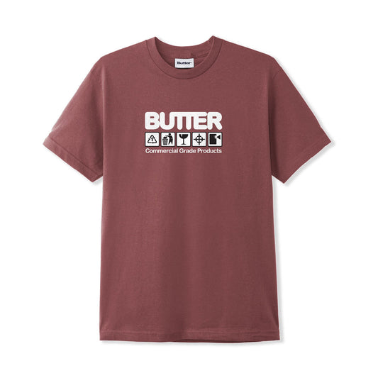 Butter Goods 'Symbols' T-Shirt (Rhubarb)