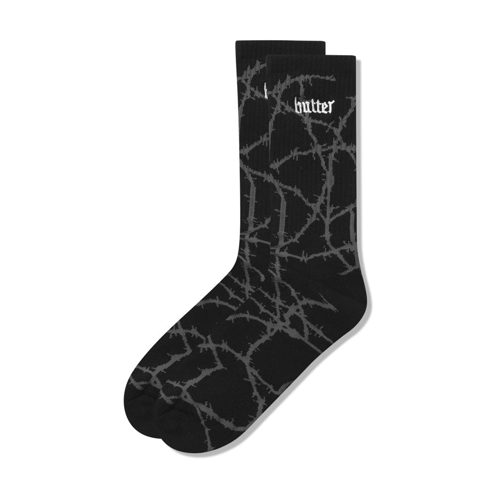 Butter Goods 'Wired' Socks (Charcoal)