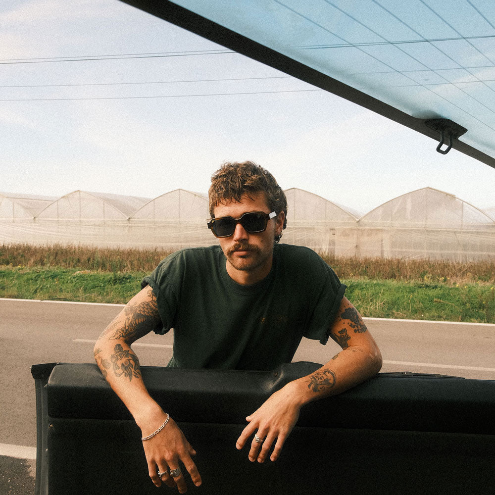 CHPO 'The AK' Sunglasses (Moss Green)