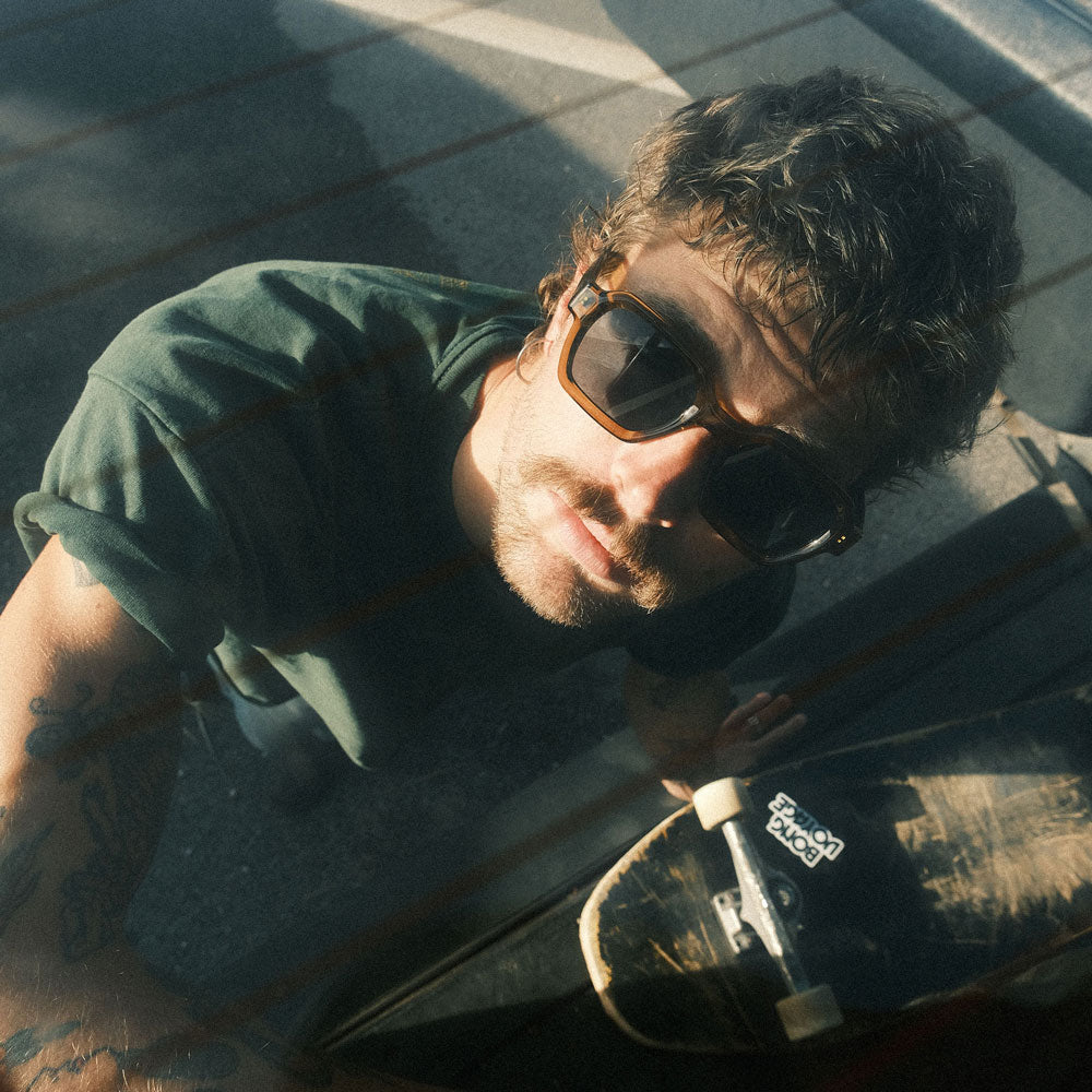 CHPO 'The AK' Sunglasses (Moss Green)