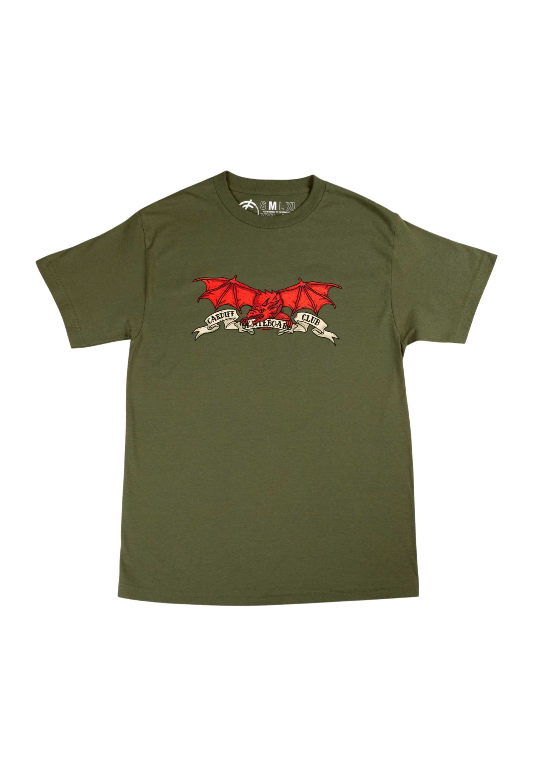 CSC 'Quality Draig' T-Shirt (Military Green)