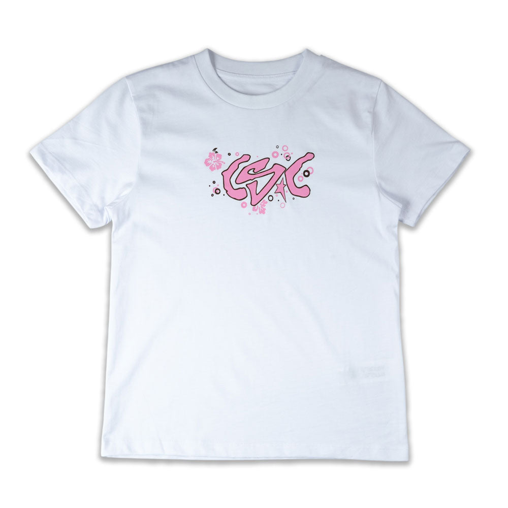 CSC 'Flowers' Kids T-Shirt (White)