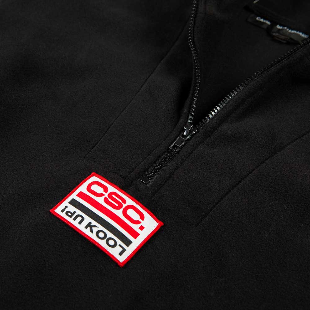 CSC 'Look Up' 1/4 Zip Crew (Black)