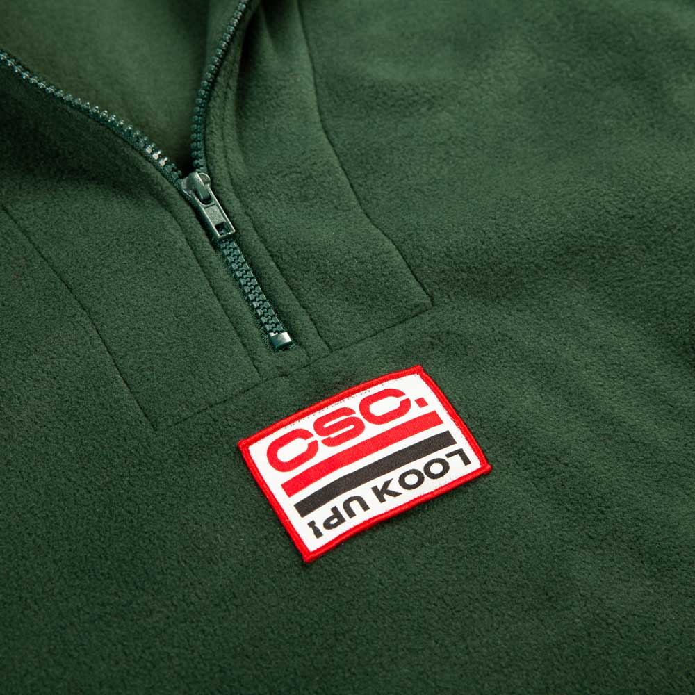 CSC 'Look Up' 1/4 Zip Crew (Forest Green)