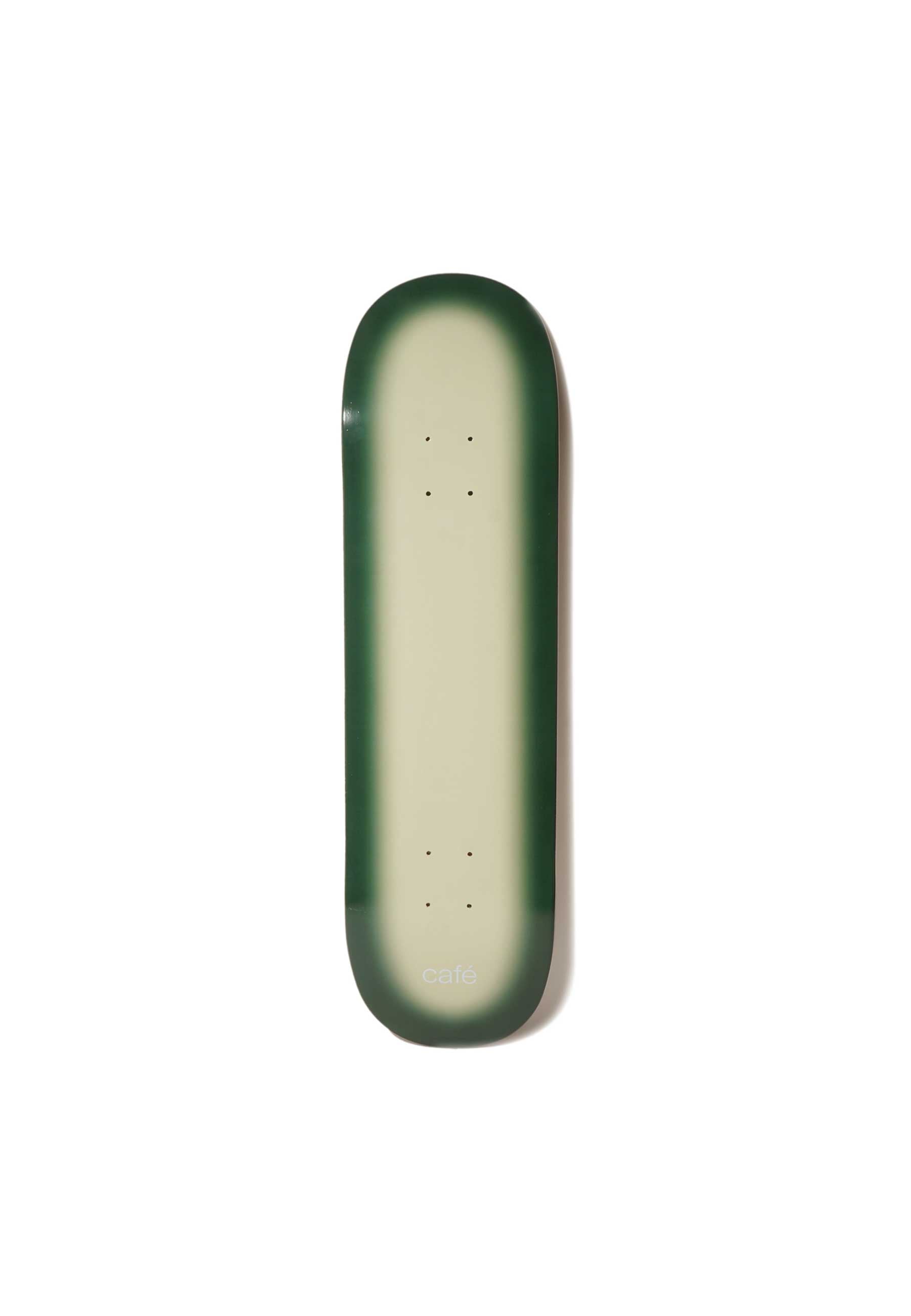 Skateboard Cafe 'Fade' 8.125" Deck (Ecru / Forest Green)