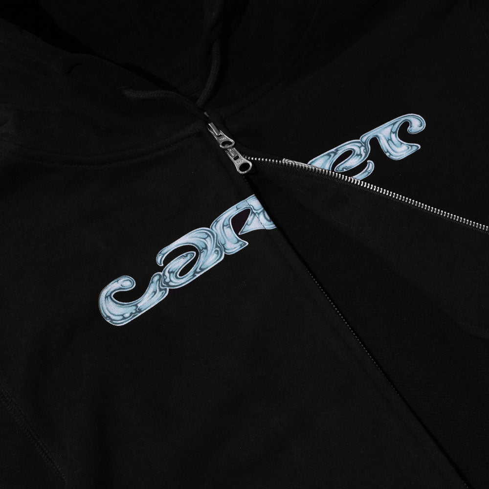 Carpet Company 'Chrome' Zip-Up Hood (Black)