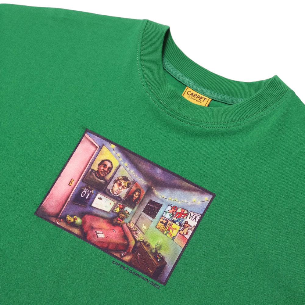 Carpet Company 'Bedroom' T-Shirt (Hulk Green)