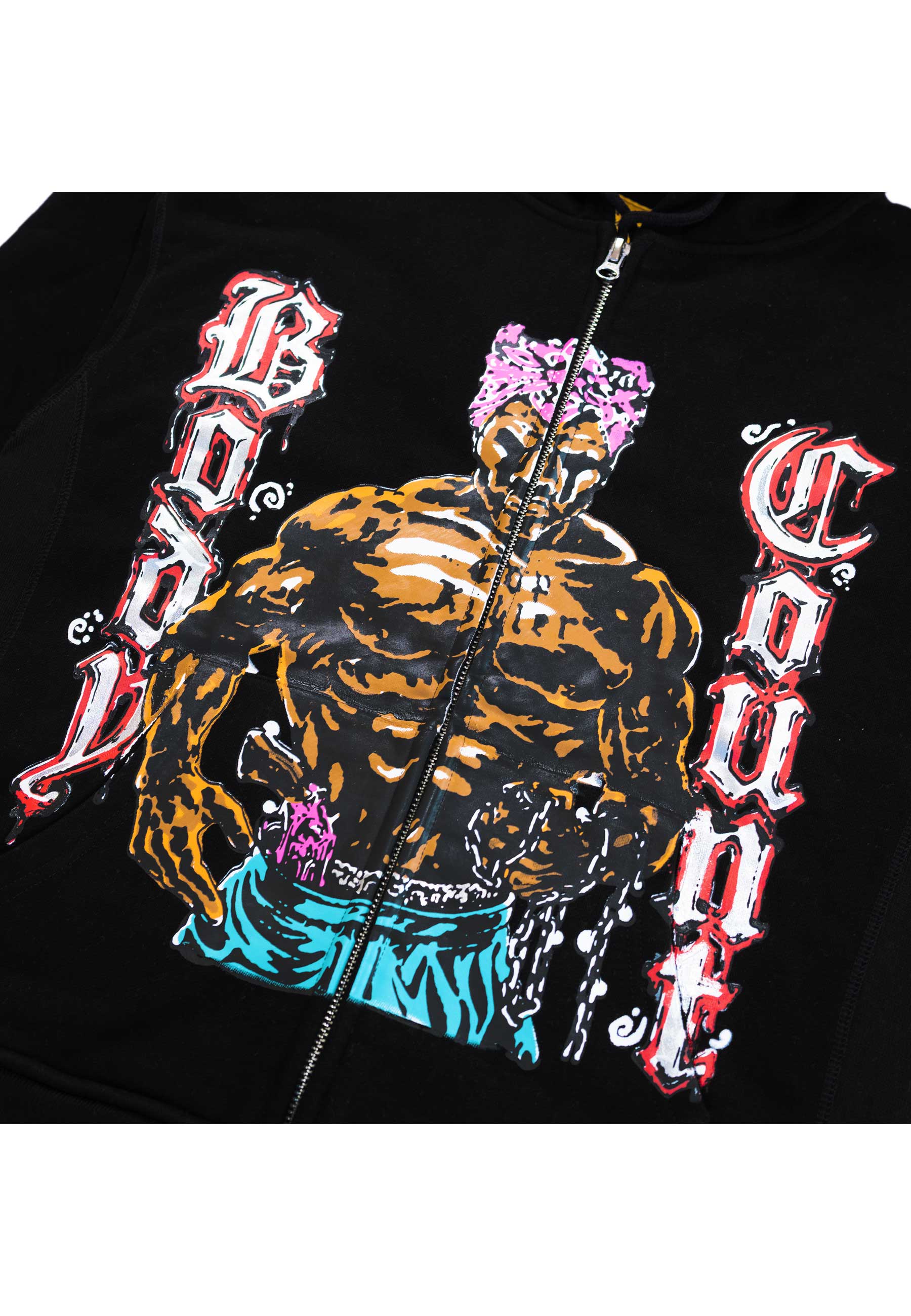 Carpet Company 'Body Count' Zip-Up Hood (Black)