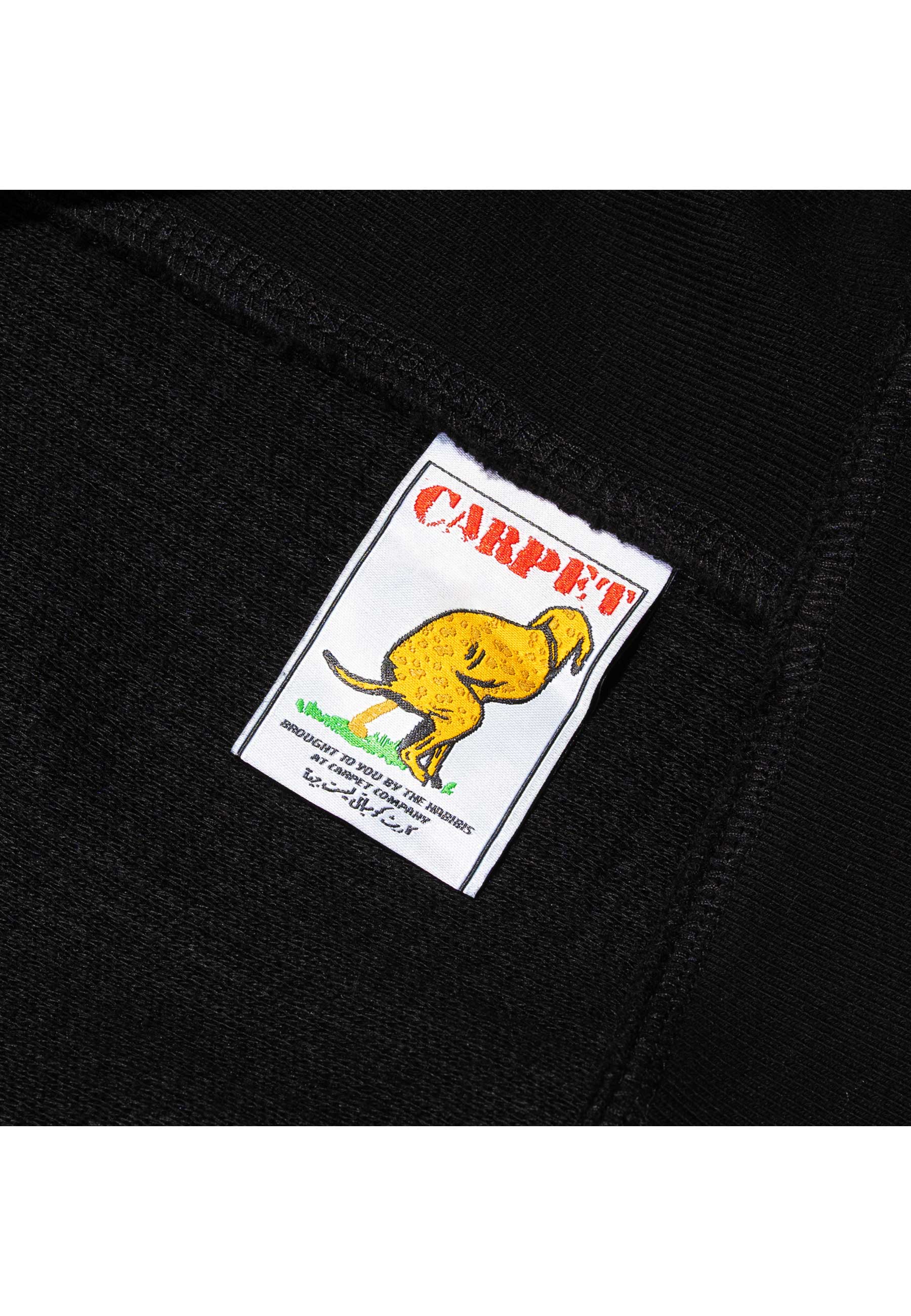 Carpet Company 'Cent' Thermal Zip-Up Hood (Black)