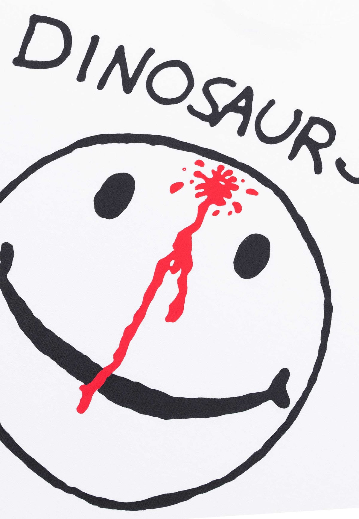Carpet Company 'Dinosaur Jr Smiley' T-Shirt (White)