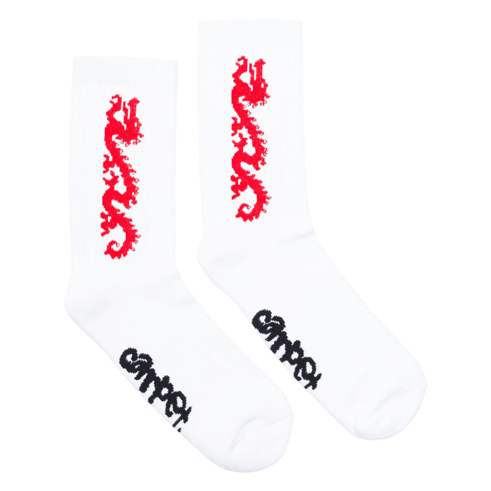 Carpet Company 'Dragon' Socks (White)