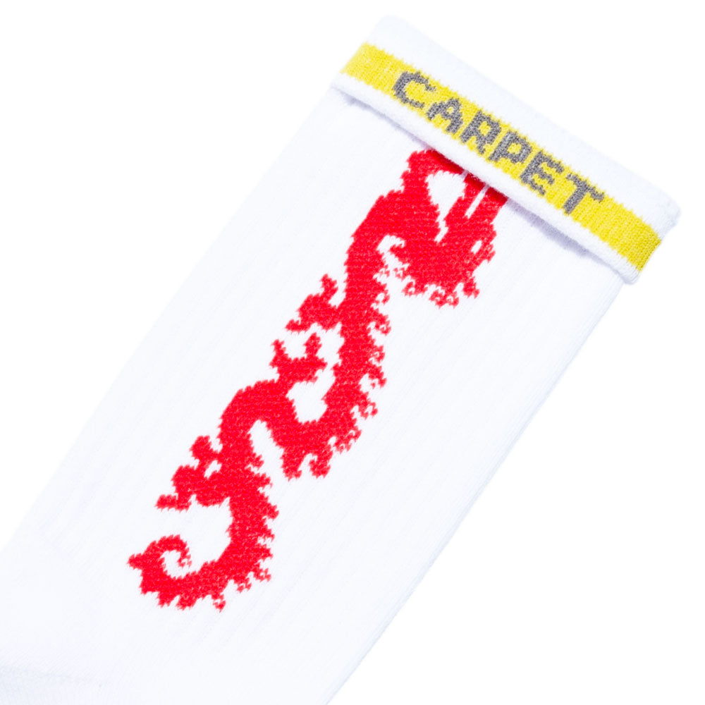 Carpet Company 'Dragon' Socks (White)