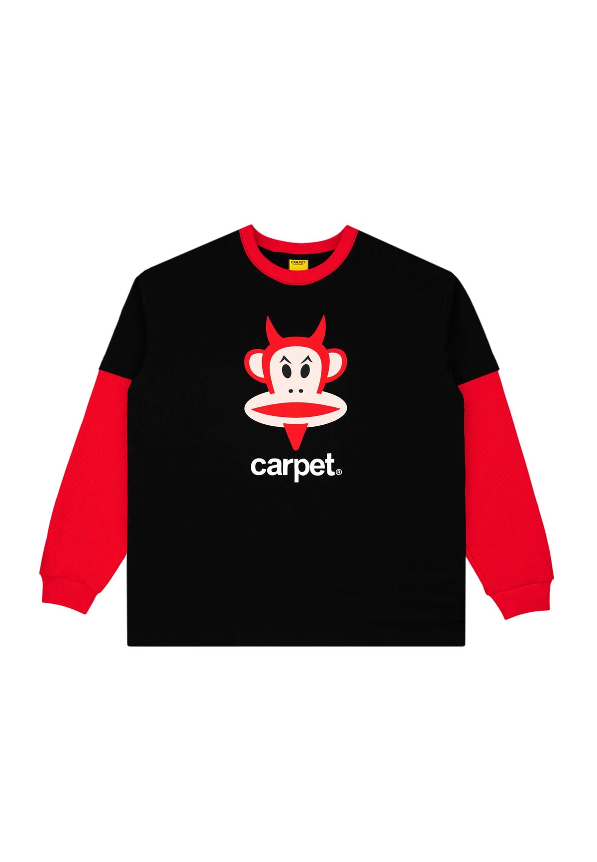 Carpet Company 'Paul Frank Devil Julius' Long Sleeve T-Shirt (Black)