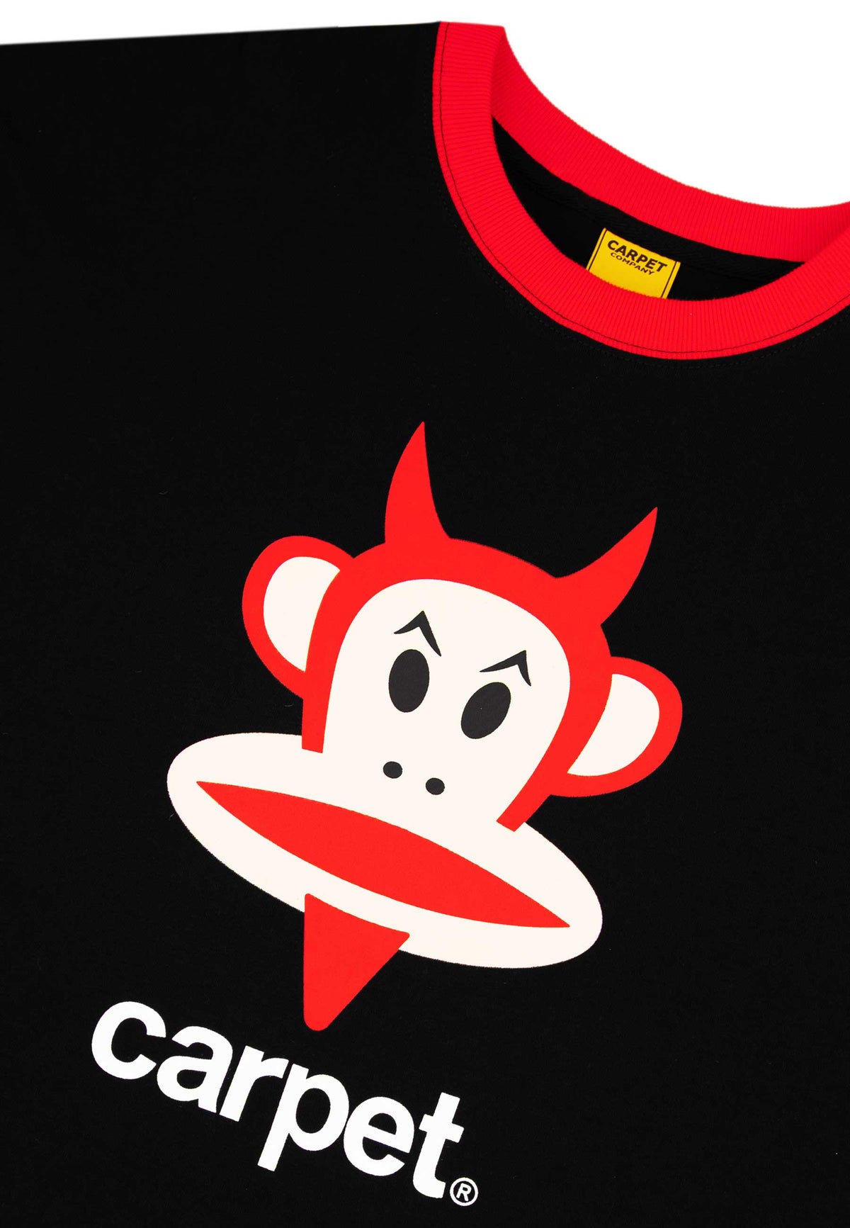 Carpet Company 'Paul Frank Devil Julius' Long Sleeve T-Shirt (Black)
