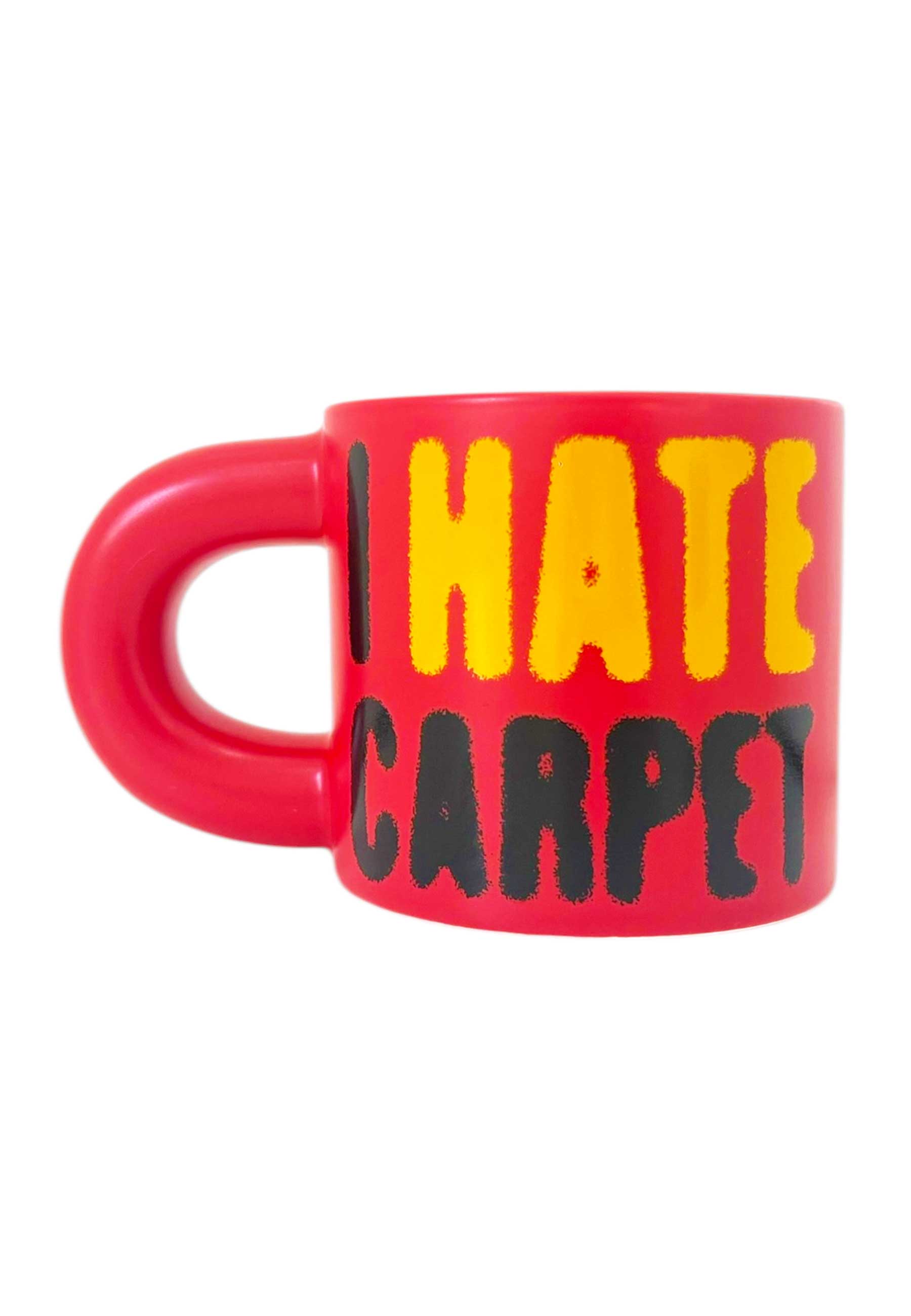 Carpet Company 'I Hate Carpet' Mug (Red)