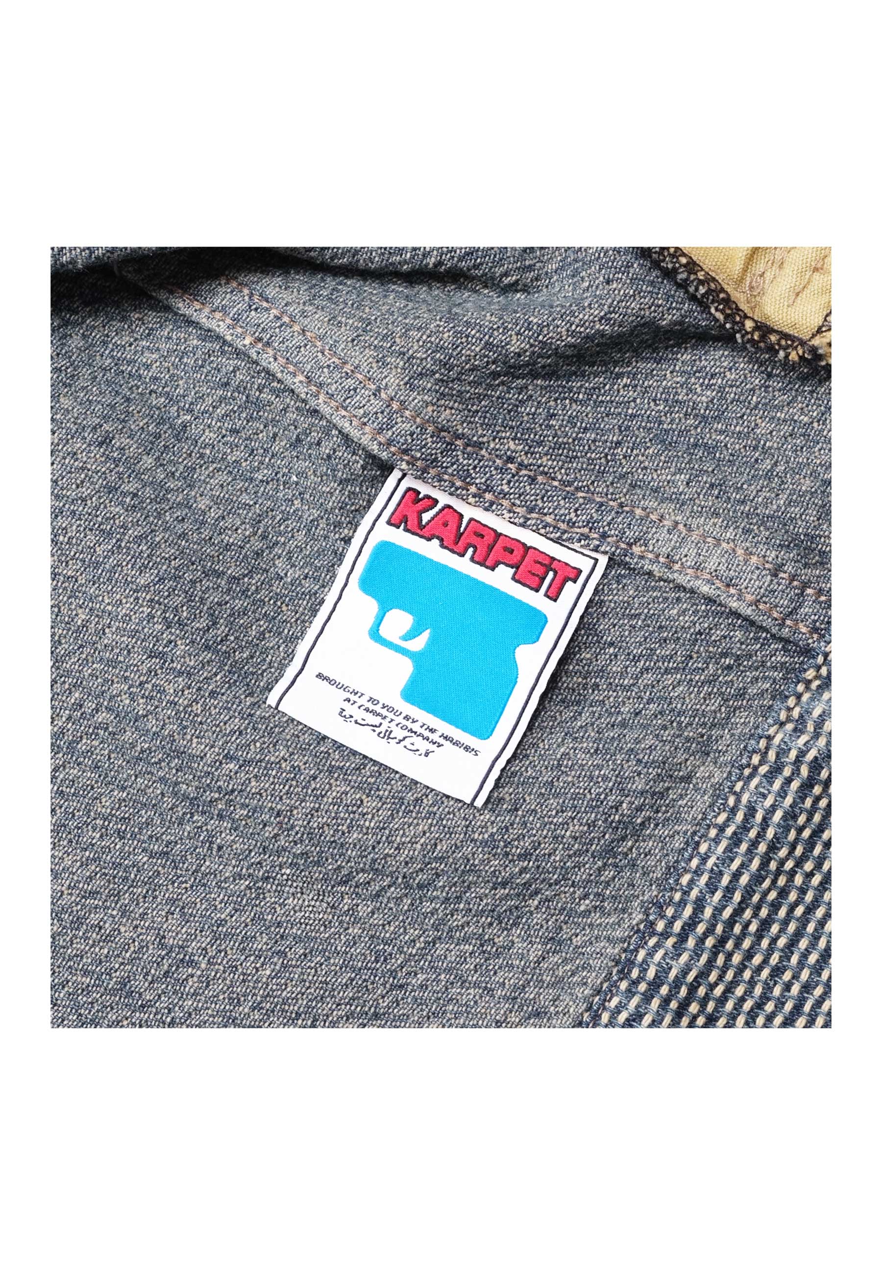 Carpet Company 'Interlock Stitch' Denim Jacket (Black)