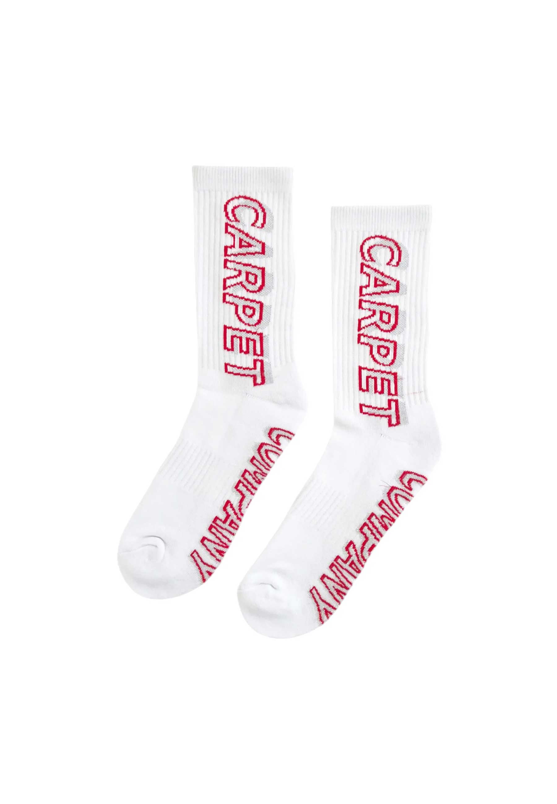 Carpet Company 'Misprint' Socks (White)