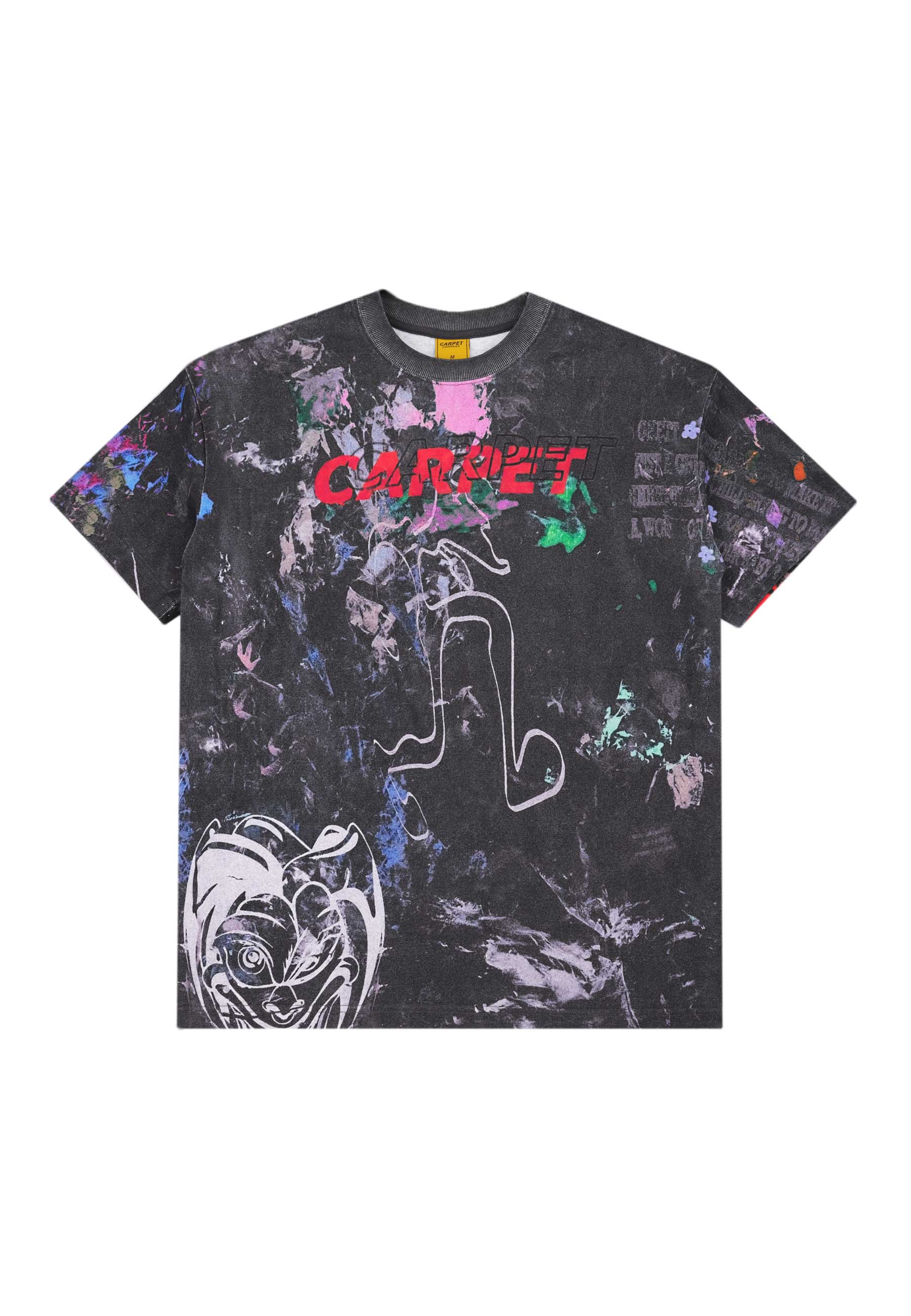 Carpet Company 'Rag' T-Shirt (Black)