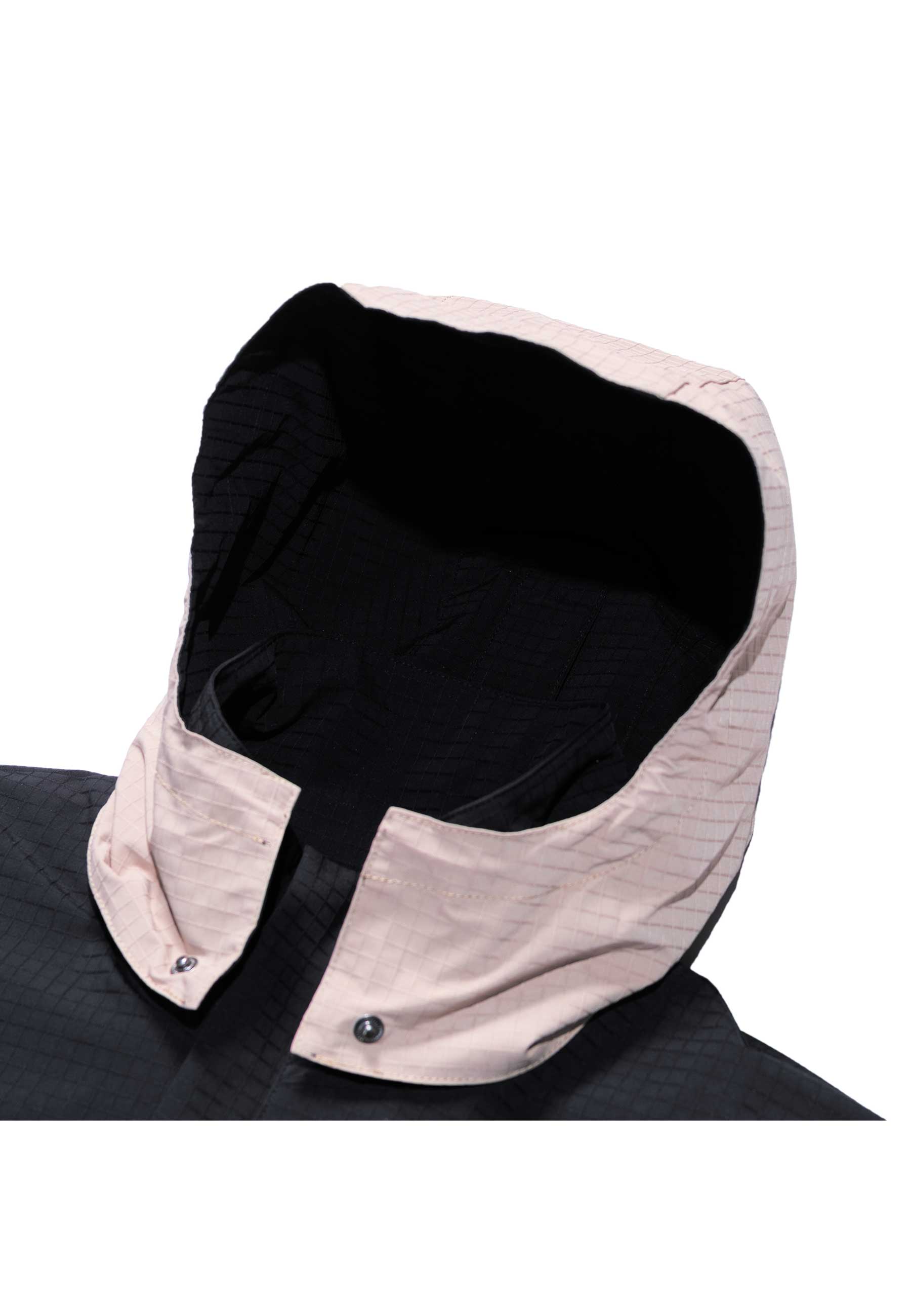 Carpet Company 'Reversible Hood' Rain Jacket (Black)