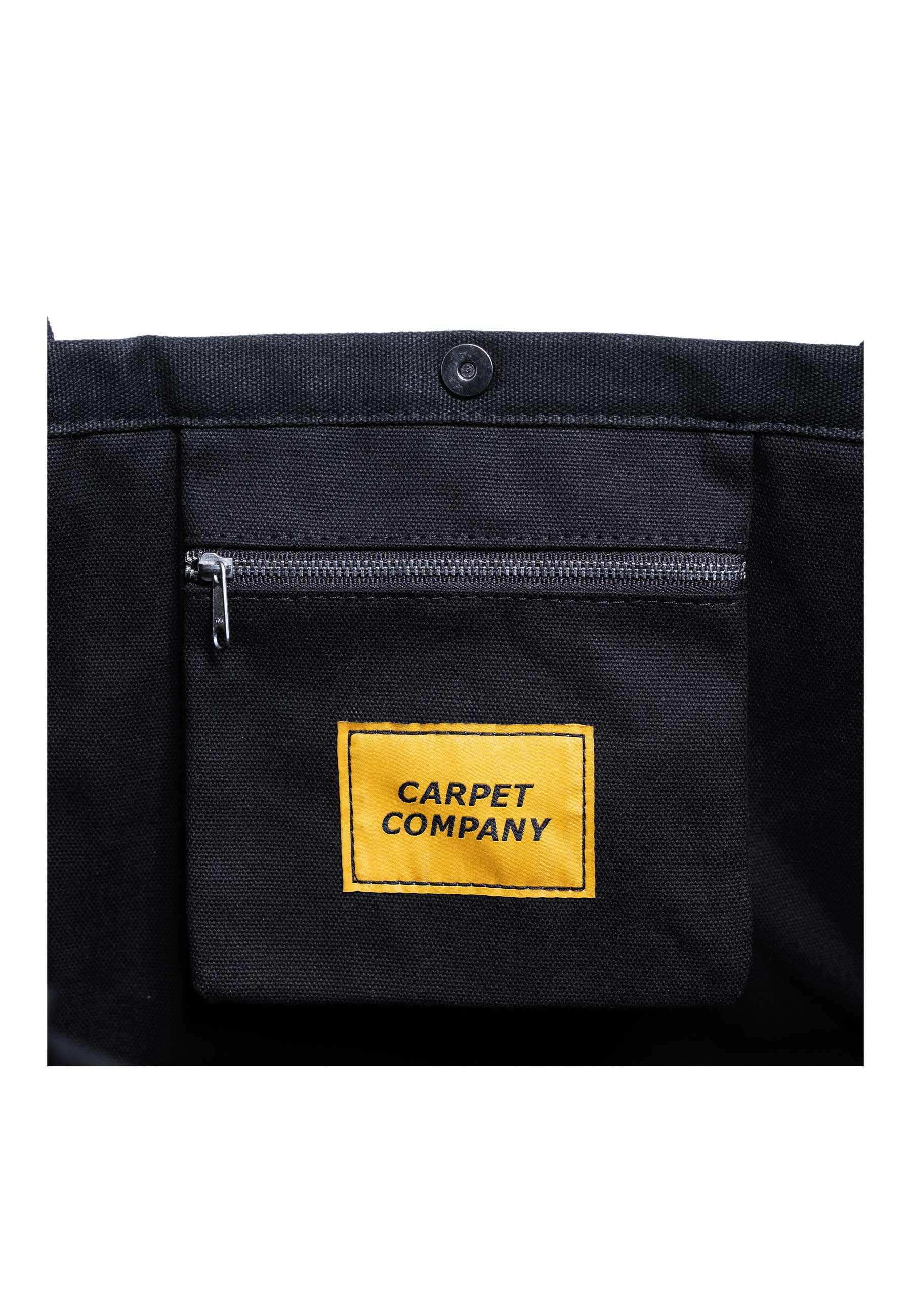 Carpet Company 'C-Star' Canvas Tote Bag (Black)