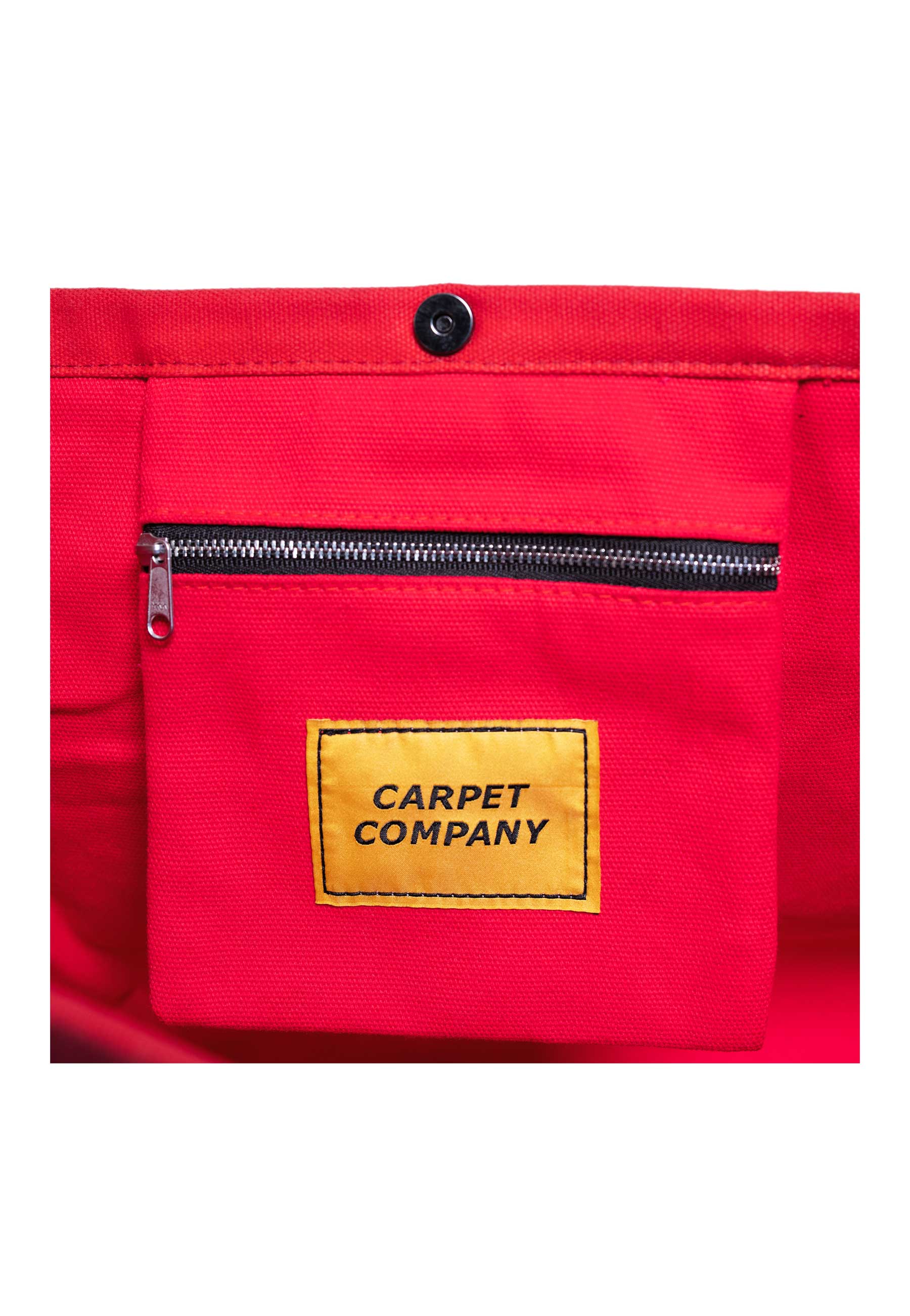 Carpet Company 'C-Star' Canvas Tote Bag (Red)