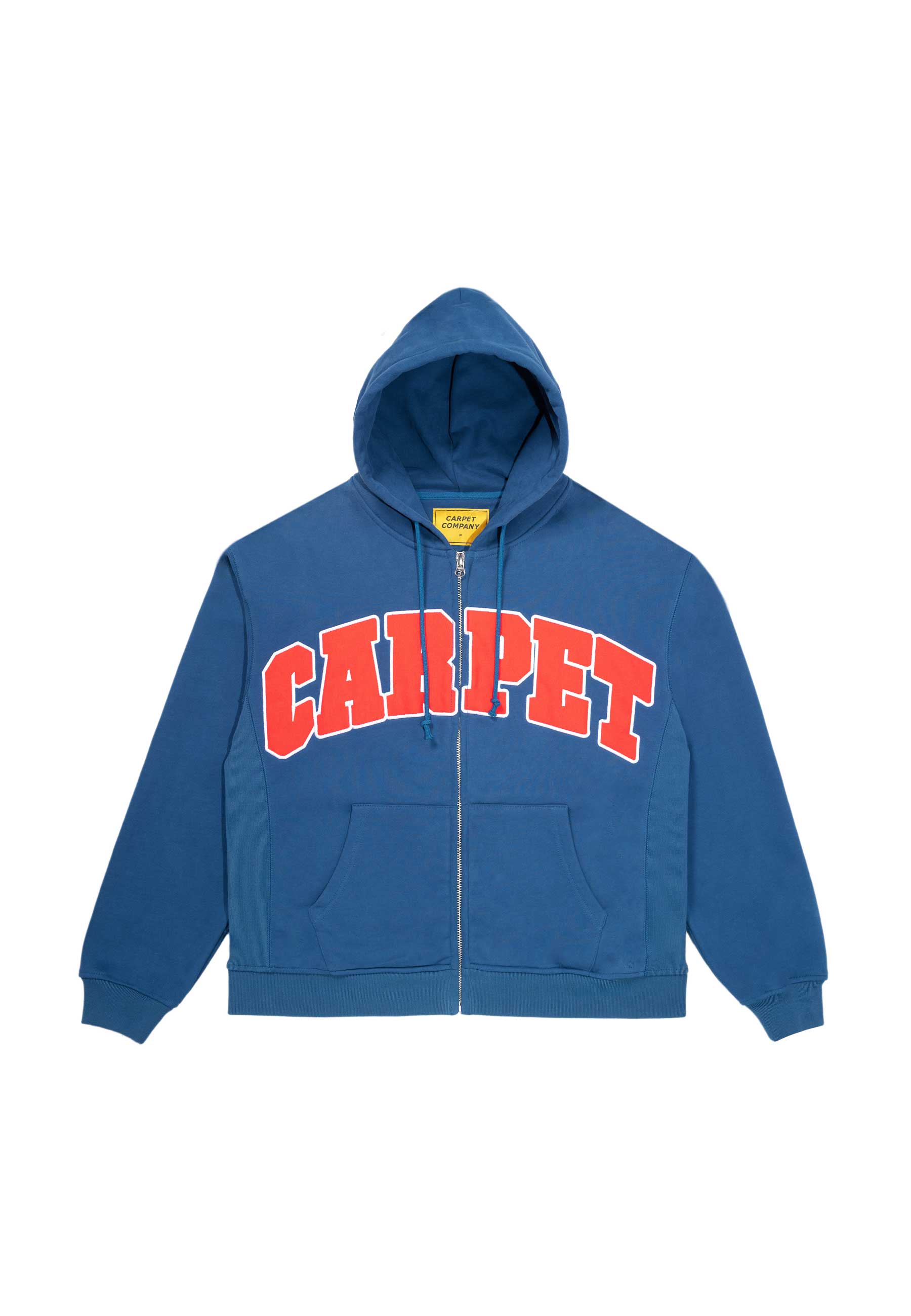 Carpet Company 'Varsity' Zip-Up Hood (Blue)