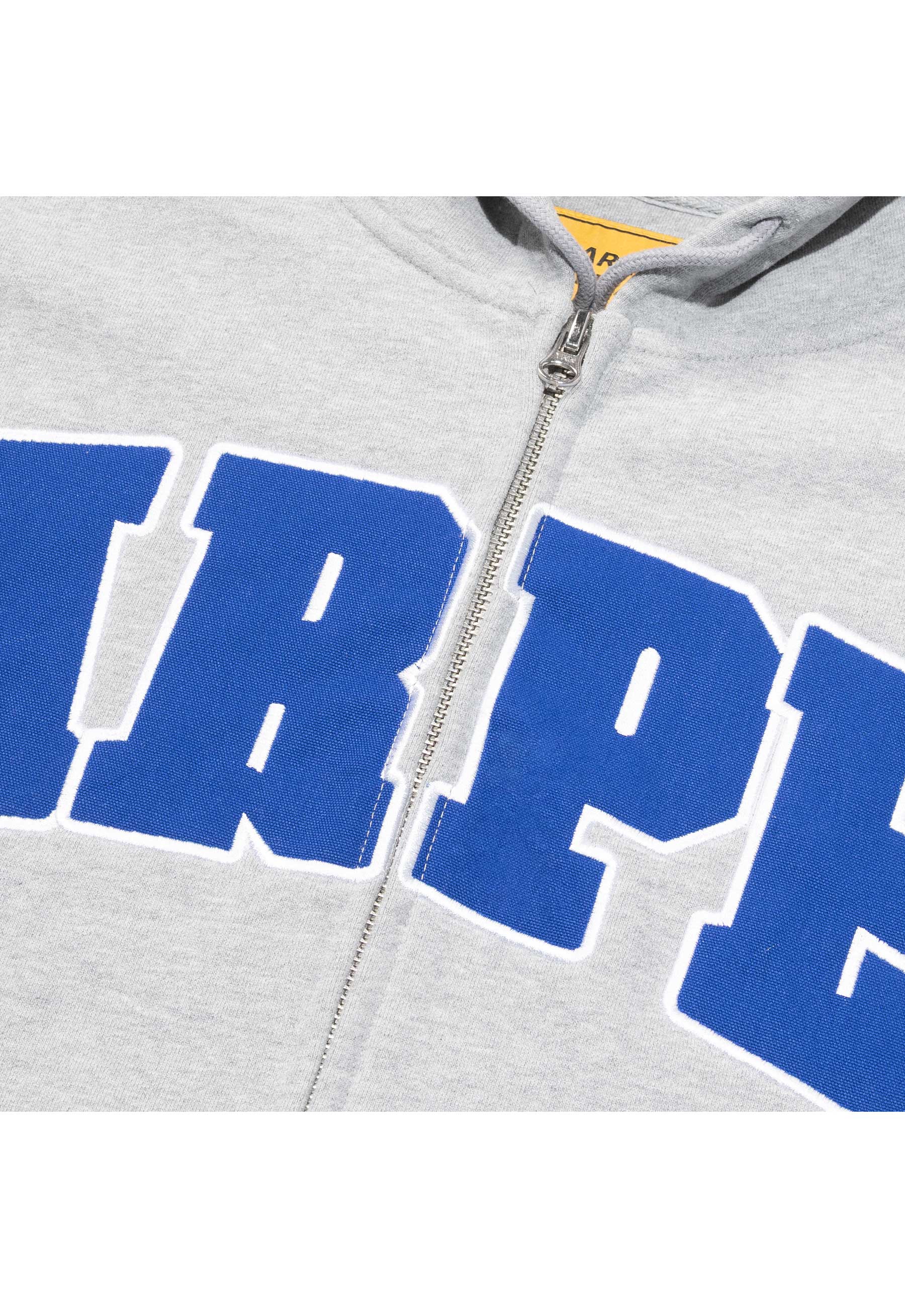Carpet Company 'Varsity' Zip-Up Hood (Heather Grey)
