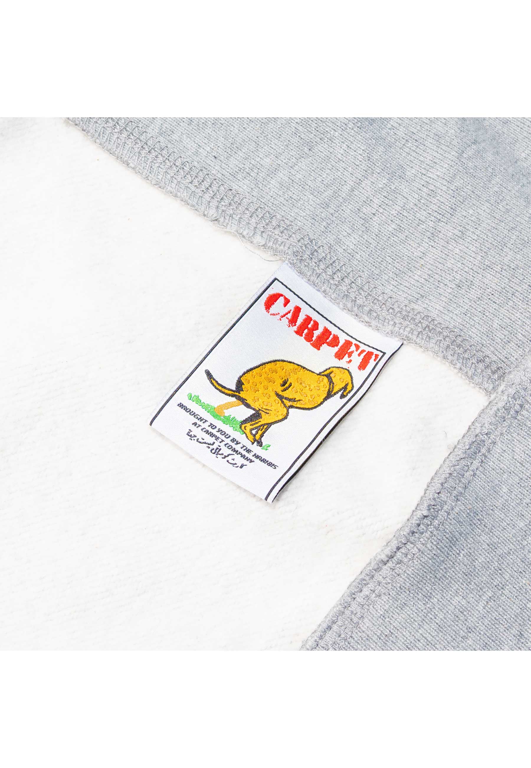 Carpet Company 'Varsity' Zip-Up Hood (Heather Grey)